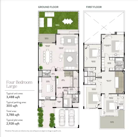 Floor plan, 4 Beds, 3,788 sq ft