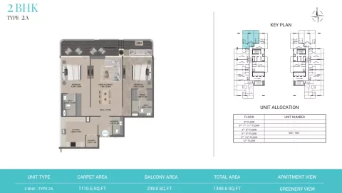 Floor plan, 2 Beds, 1,350 sq ft