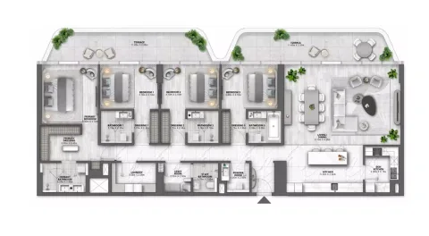 Floor plan, 4 Beds, 0 sq ft