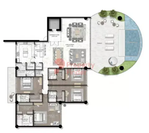 Floor plan, 4 Beds, 0 sq ft