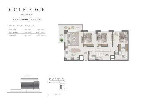 Floor plan, 3 Beds, 1,641 sq ft