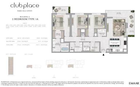 Floor plan, 3 Beds, 1,751 sq ft