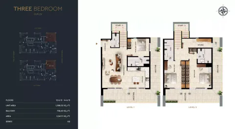 Floor plan, 3 Beds, 2,347 sq ft