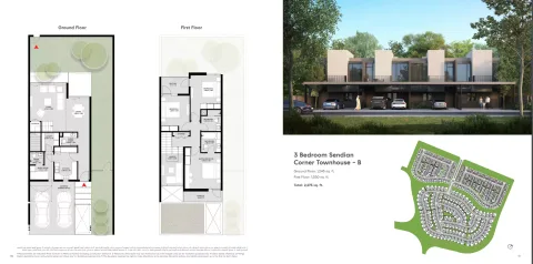 Floor plan, 3 Beds, 2,275 sq ft