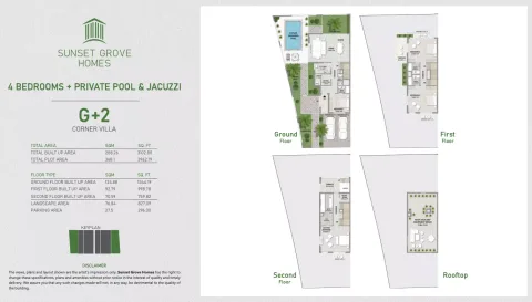 Floor plan, 4 Beds, 3,962 sq ft