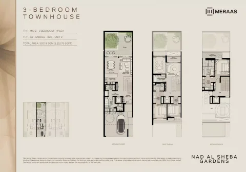 Floor plan, 3 Beds, 3,252 sq ft