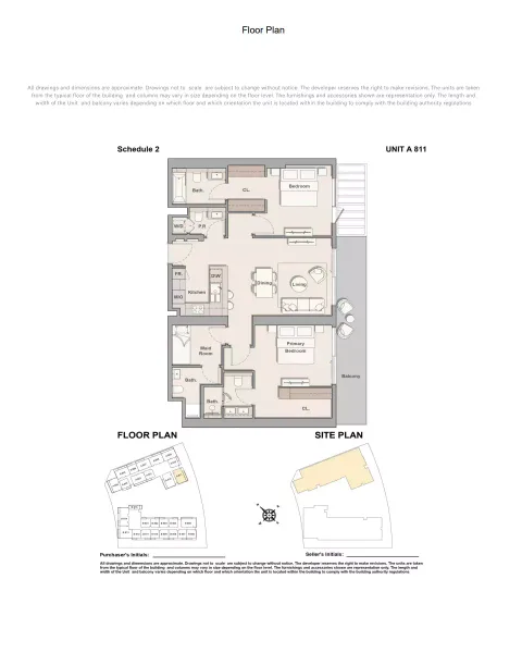 Floor plan, 2 Beds, 1,322 sq ft