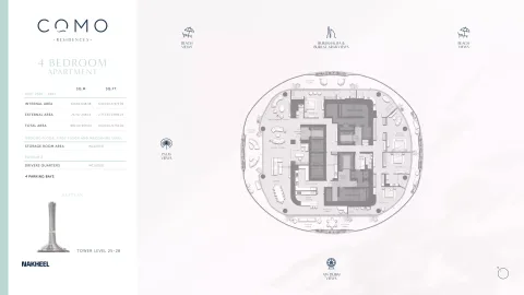 Floor plan, 4 Beds, 9,752 sq ft