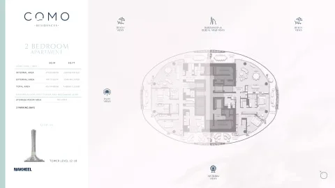 Floor plan, 2 Beds, 5,230 sq ft
