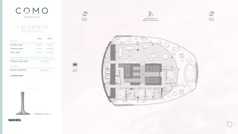 Floor plan, 4 Beds, 11,492 sq ft