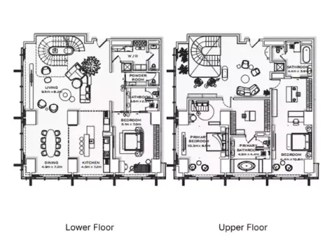Floor plan, 3 Beds, 4,953 sq ft
