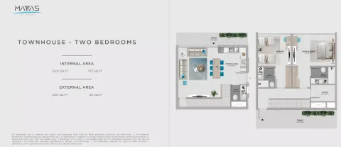 Floor plan, 2 Beds, 1,320 sq ft