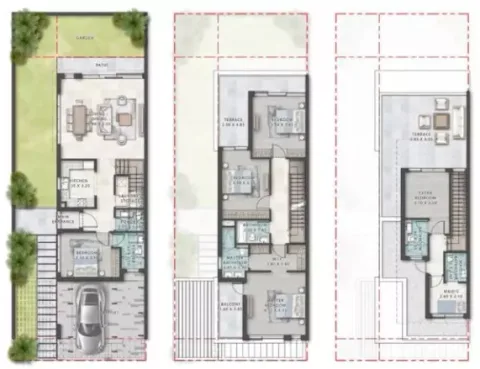 Floor plan, 5 Beds, 3,388 sq ft