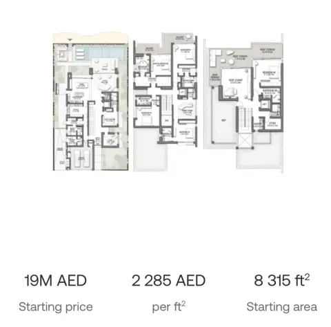 Floor plan, 6 Beds, 8,315 sq ft
