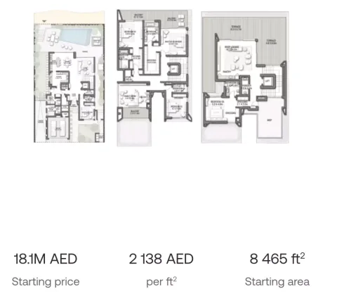 Floor plan, 5 Beds, 8,465 sq ft