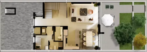 Floor plan, 3 Beds, 2,281 sq ft