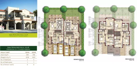 Floor plan, 3 Beds, 3,218 sq ft