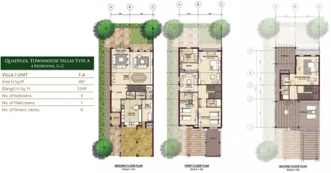 Floor plan, 4 Beds, 5,349 sq ft