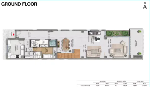 Floor plan, 6 Beds, 4,497 sq ft