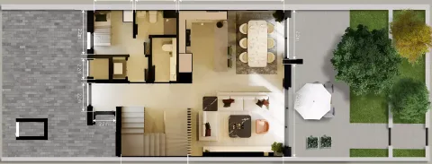 Floor plan, 3 Beds, 2,282 sq ft