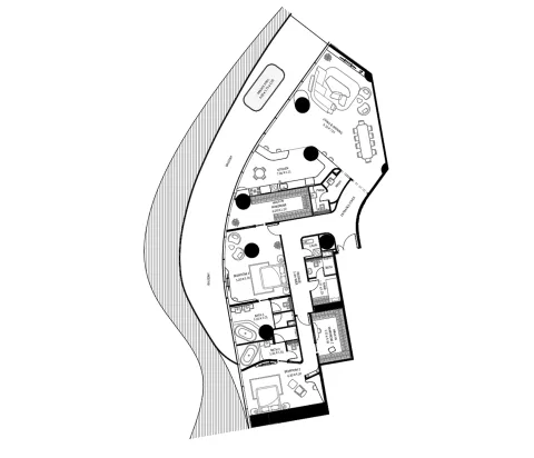 Floor plan, 2 Beds, 3,799 sq ft