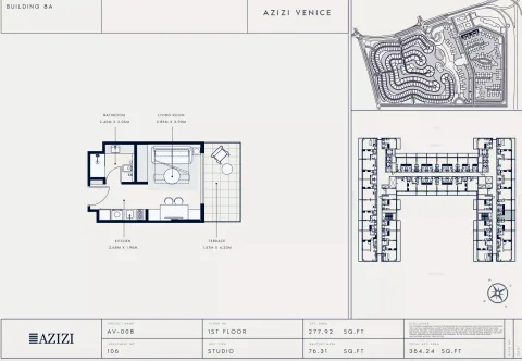 Floor plan, Studio, 354 sq ft