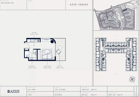 Floor plan, Studio, 367 sq ft
