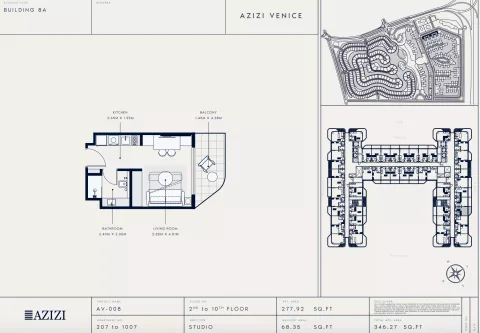 Floor plan, Studio, 346 sq ft
