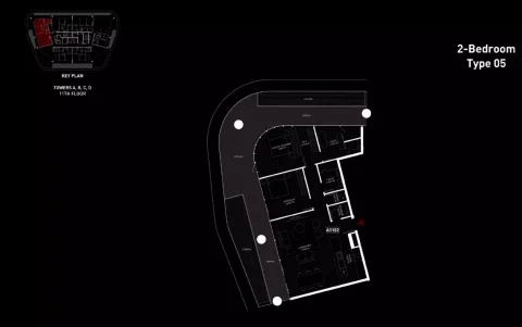 Floor plan, 2 Beds, 0 sq ft
