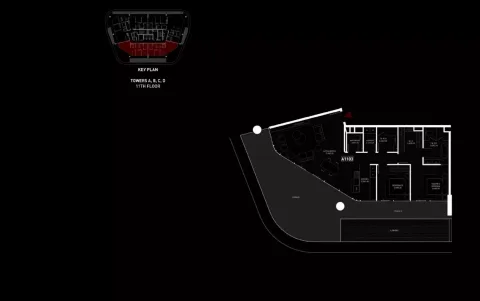 Floor plan, 2 Beds, 0 sq ft