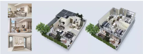 Floor plan, 3 Beds, 236 sq ft