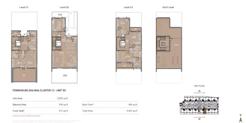 Floor plan, 4 Beds, 4,542 sq ft