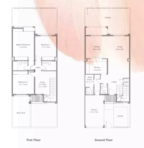 Floor plan, 3 Beds, 2,477 sq ft
