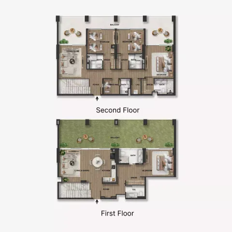 Floor plan, 4 Beds, 3,558 sq ft