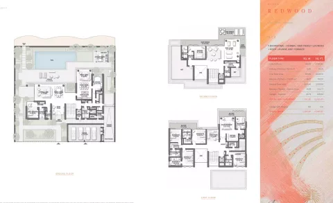 Floor plan, 7 Beds, 12,165 sq ft