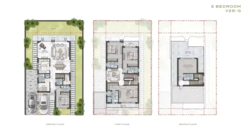 Floor plan, 5 Beds, 4,059 sq ft