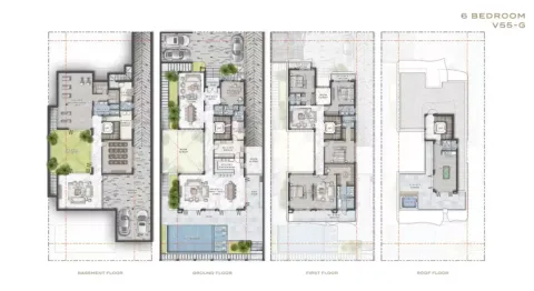 Floor plan, 6 Beds, 11,000 sq ft