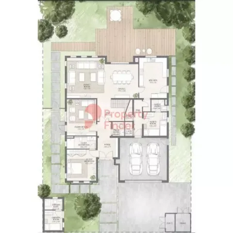 Floor plan, 5 Beds, 4,607 sq ft