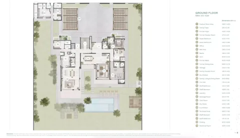 Floor plan, 6 Beds, 14,940 sq ft
