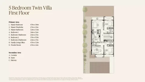 Floor plan, 5 Beds, 3,670 sq ft
