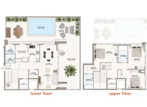 Floor plan, 3 Beds, 2,820 sq ft