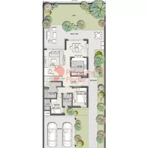 Floor plan, 4 Beds, 2,893 sq ft