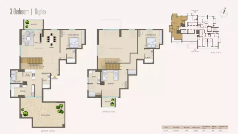 Floor plan, 3 Beds, 2,709 sq ft