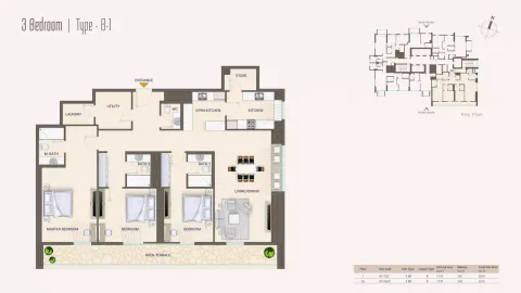 Floor plan, 3 Beds, 2,019 sq ft