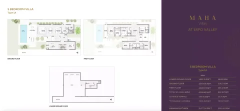 Floor plan, 5 Beds, 11,077 sq ft