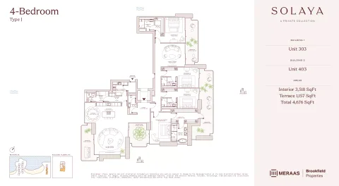 Floor plan, 4 Beds, 4,676 sq ft