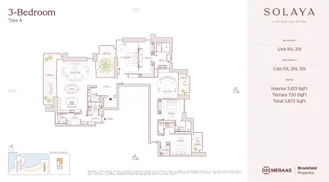 Floor plan, 3 Beds, 3,873 sq ft
