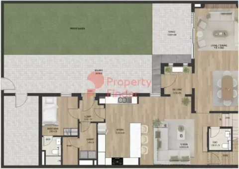 Floor plan, 4 Beds, 0 sq ft