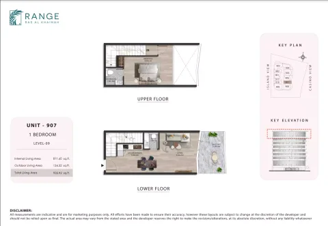 Floor plan, 1 Bed, 935 sq ft