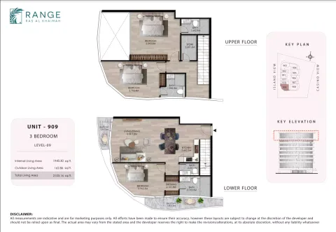 Floor plan, 3 Beds, 2,103 sq ft